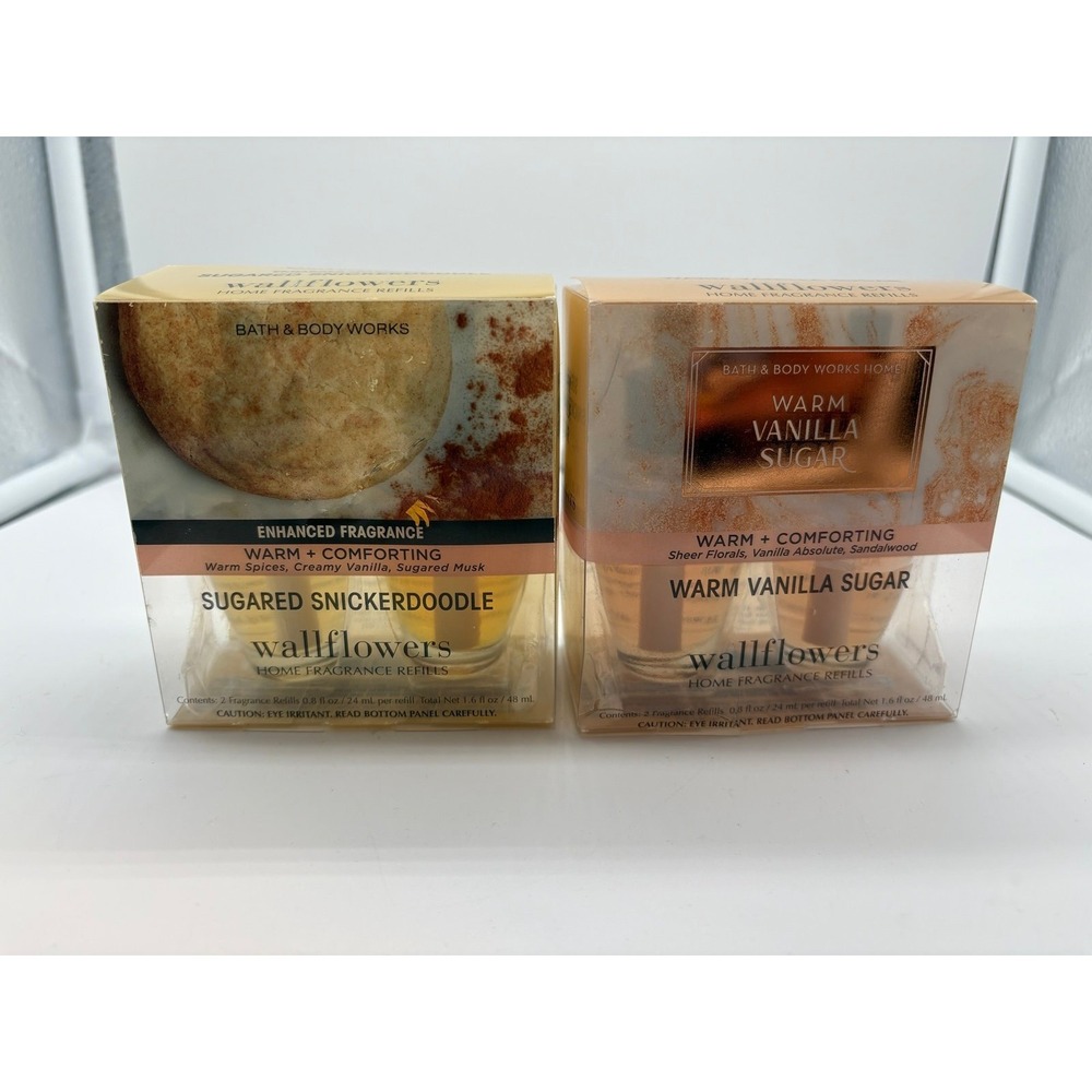 Bath and body works wall flowers sugared snickerdoodle and warm vanilla sugar